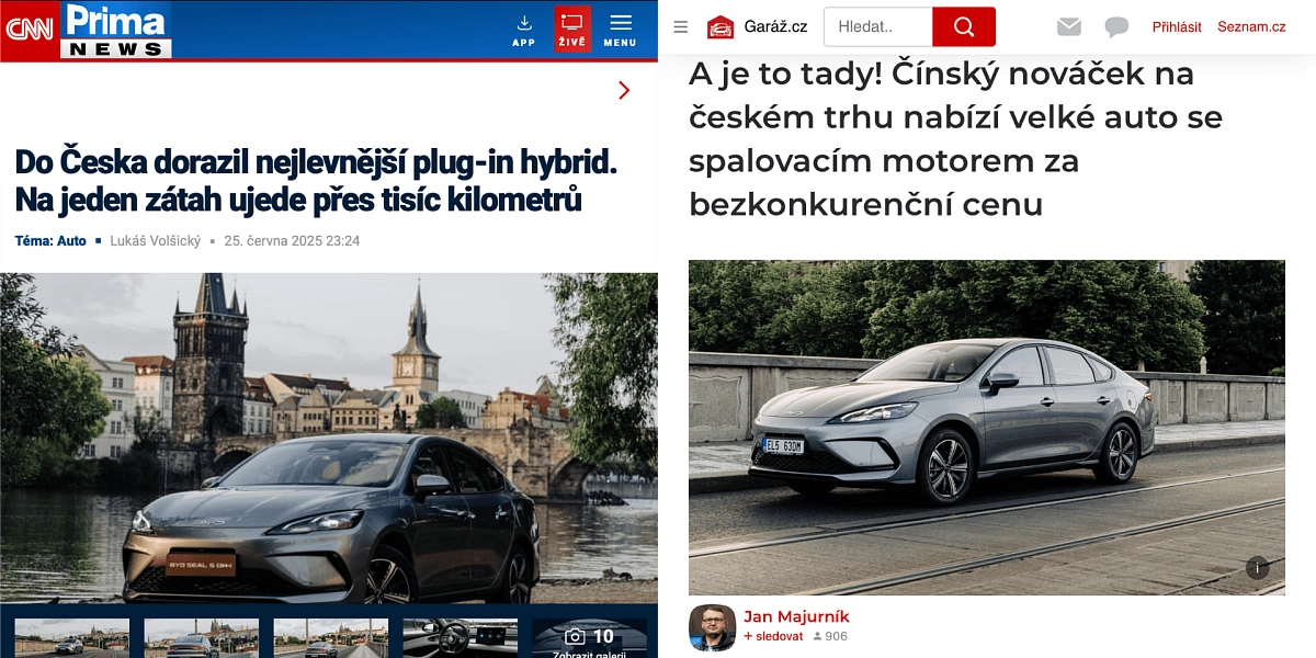Značce BYD jsme pomohli vstoupit na český trh
